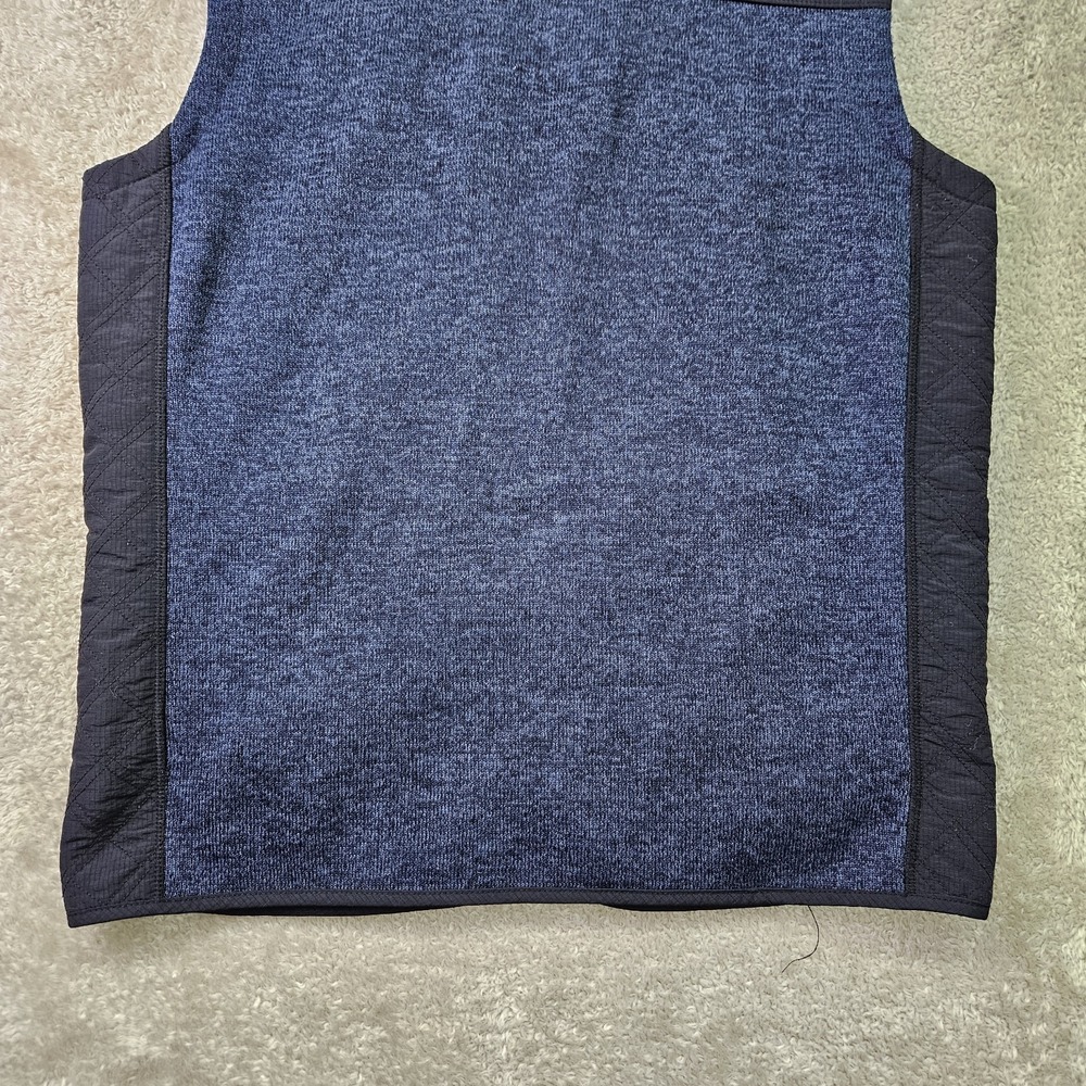 Orvis Full Zip Vest Mens L Blue Fleece Sweater Outdoor Fishing Layer Sleeveless - Picture 7 of 11